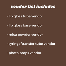 Load image into Gallery viewer, Lip Gloss Business Vendor List
